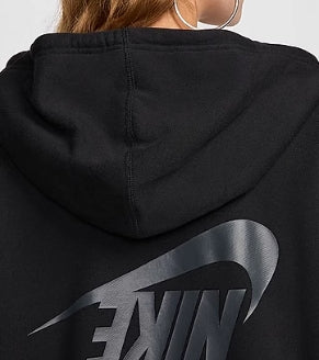 nike women's sports training casual hooded jacket BLACK