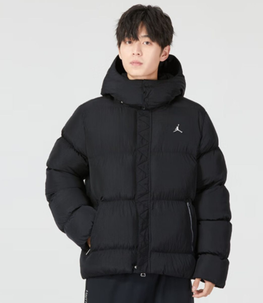 Jordan Classic Flying Windproof Padded Coat Men's Black