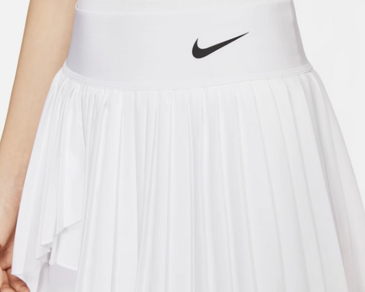 NikeCourt Dri-FIT Advantage Women's Pleated Tennis Skirt White