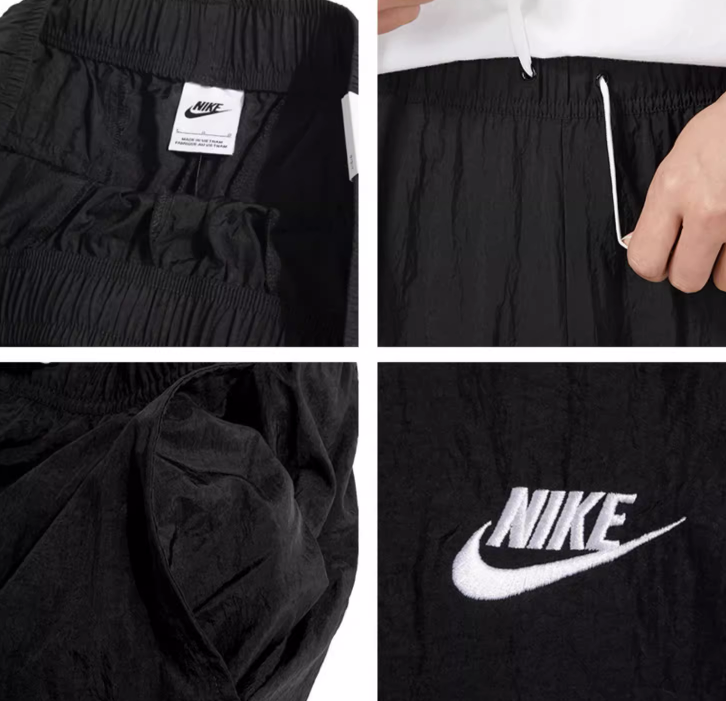 Nike Men's Trousers New Woven Breathable Cropped Pants Ankle-tied