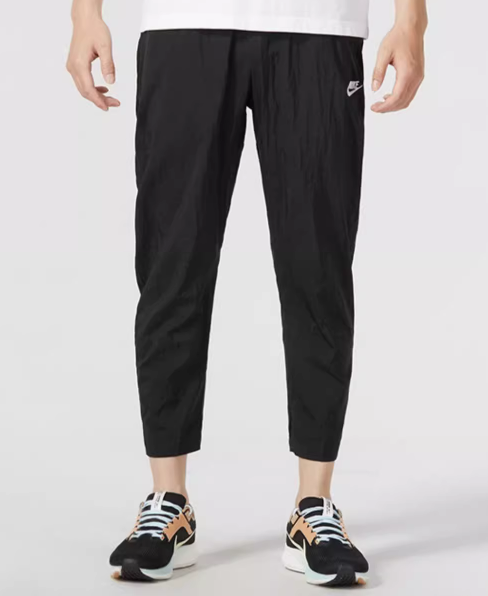 Nike Men's Trousers New Woven Breathable Cropped Pants Ankle-tied