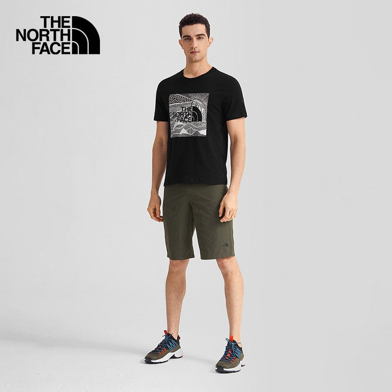 T-shirt for men with North Face logo print