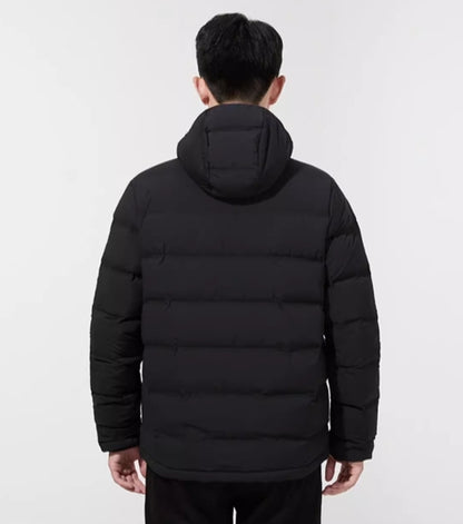 ADIDAS HELIONIC STRETCH HOODED DOWN COAT