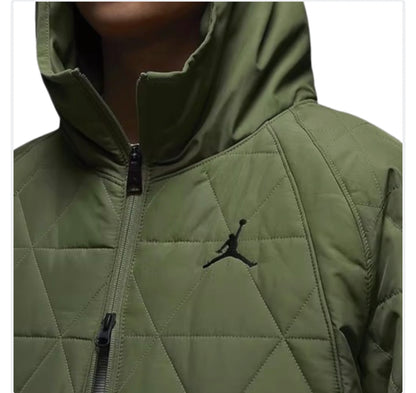 Air Jordan Therma fit cotton jacket ‘olive green’