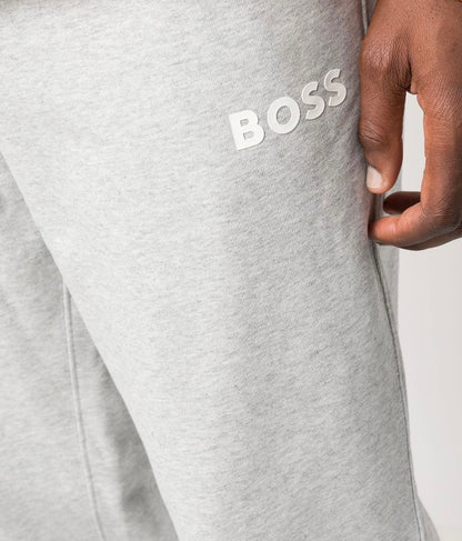 BOSS logo-print drawstring track Grey Suits