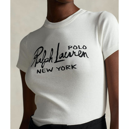 POLO RALPH LAUREN
LOGO RIBBED COTTON TEE