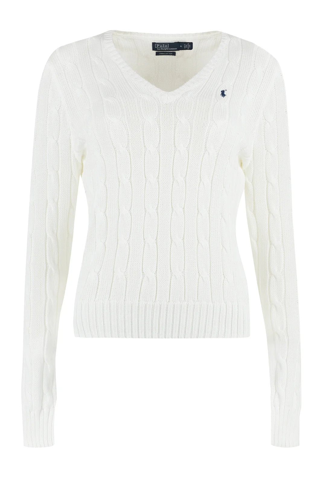 Polo Ralph Lauren
Polo Ralph Lauren Kimberly Cable-Knitted V-Neck Jumper