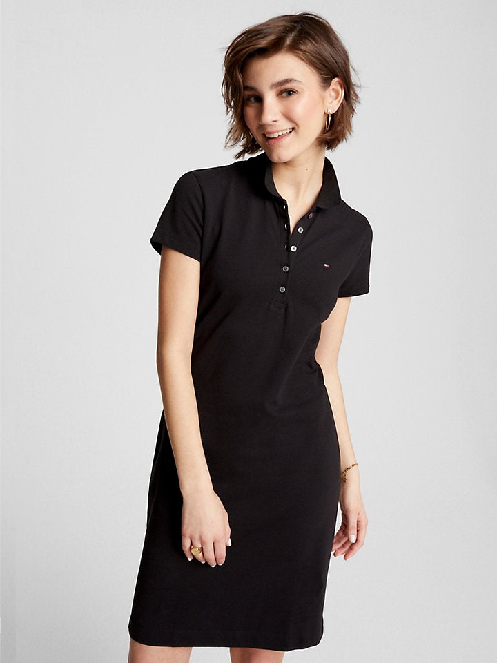 Tommy Hilfiger STRETCH COTTON POLO DRESS