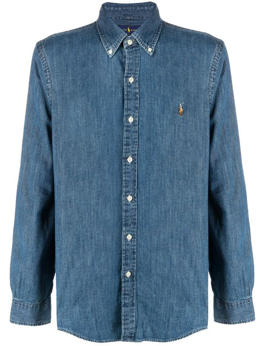 Polo Ralph Lauren
button-down logo denim shirt