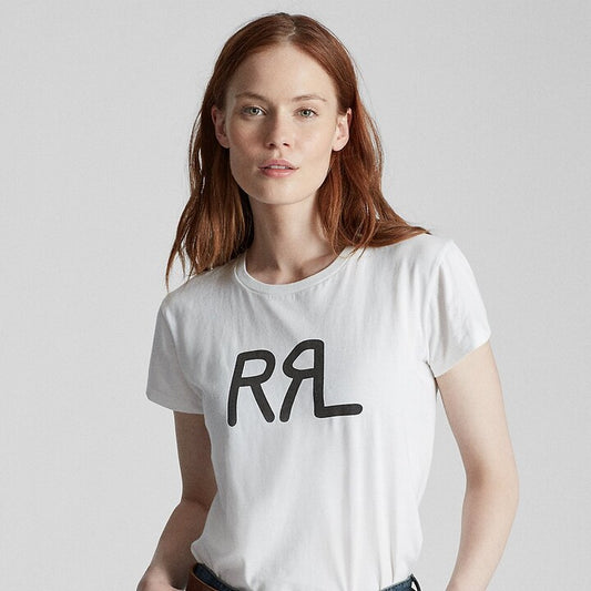 Women Ralph Lauren Logo Cotton Jersey T-Shirt