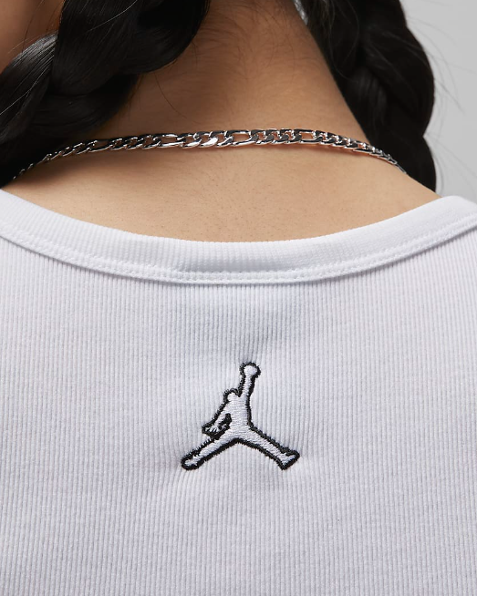 nike women jordan tank top White