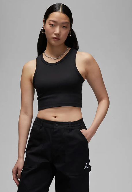 nike women jordan tank top Black