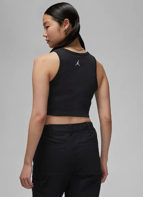 nike women jordan tank top Black