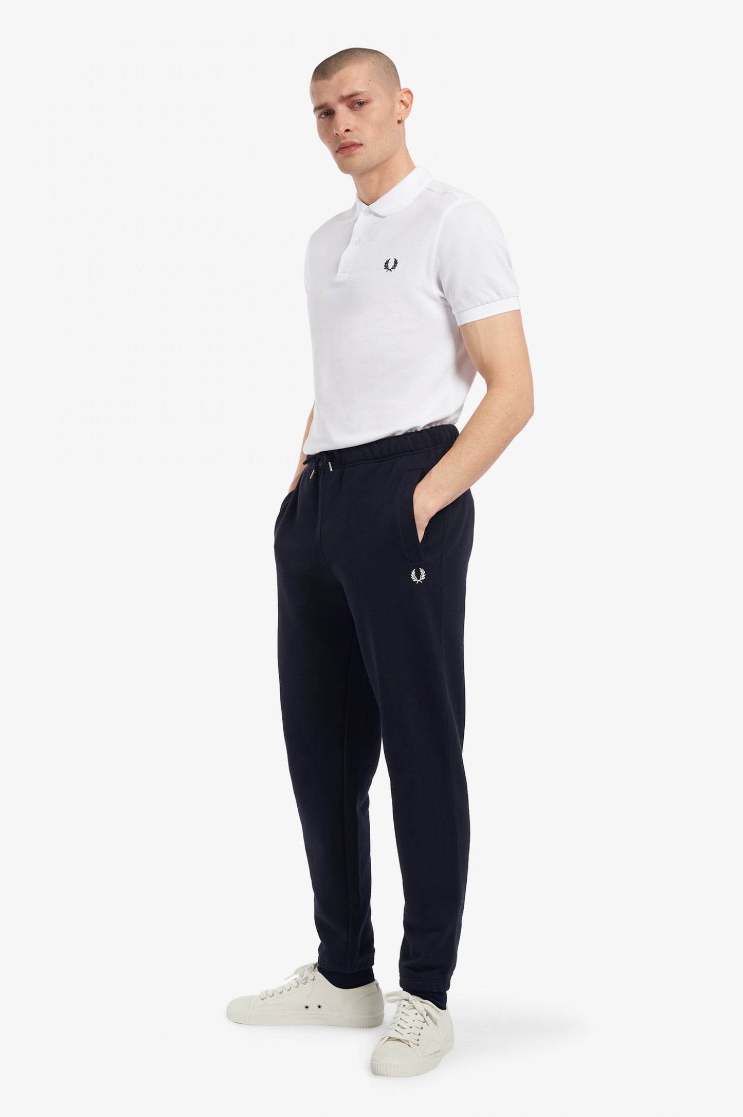 Fred Perry Loopback Pants Men's BLACK Sportswear