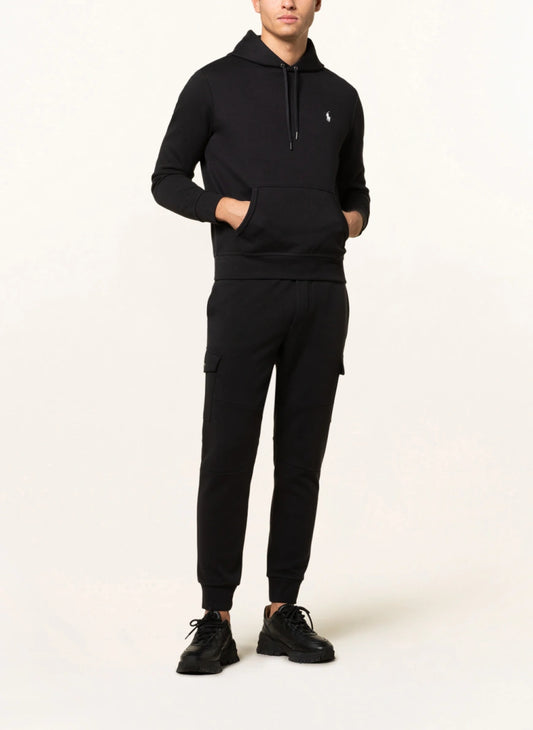 RALPH LAUREN BASIC BLACK HOODIE