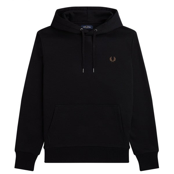 FRED PERRY - GRAPHIC LARGE LAUREL HOODED SWEATSHIRT