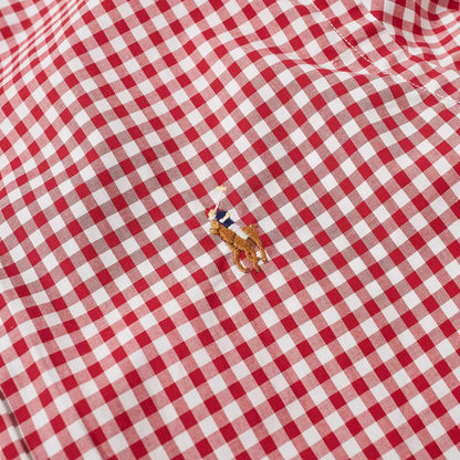 POLO RALPH LAUREN BUTTON DOWN GINGHAM SHIRT