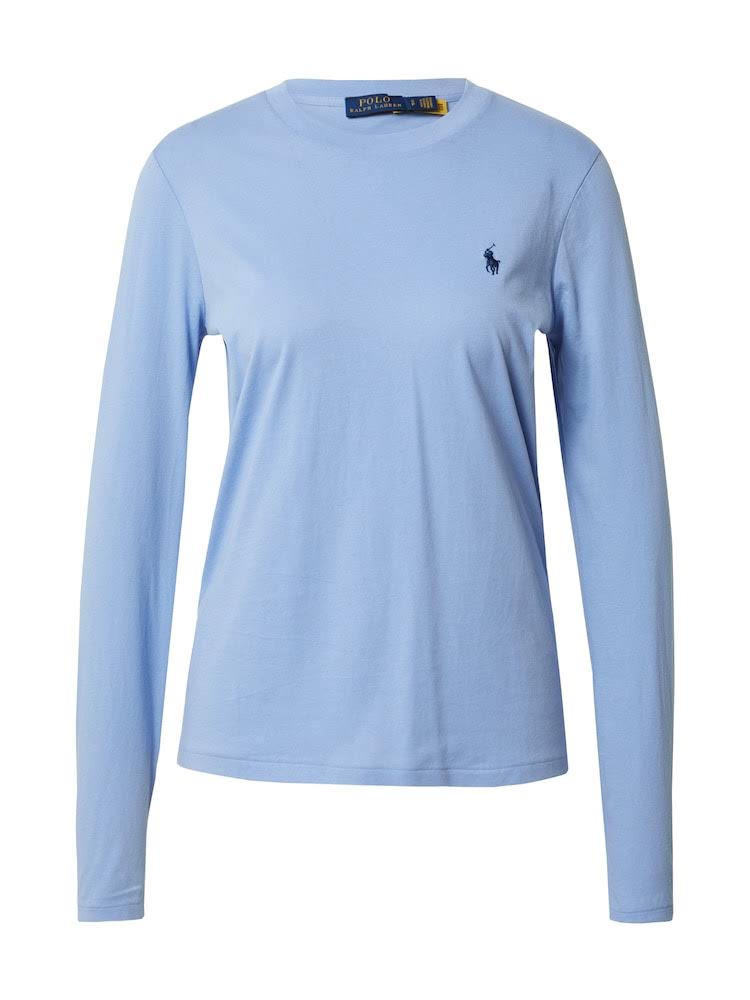 Polo Ralph Lauren Logo Embroidered Crewneck T-Shirt Light Blue