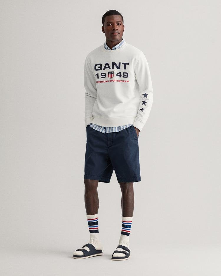 GANT Men's Retro Shield Crew Neck Sweatshirt