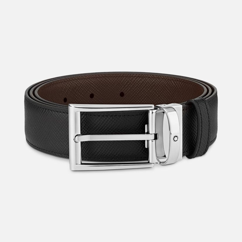 Mont Blanc BLACK 35 MM REVERSIBLE LEATHER BELT