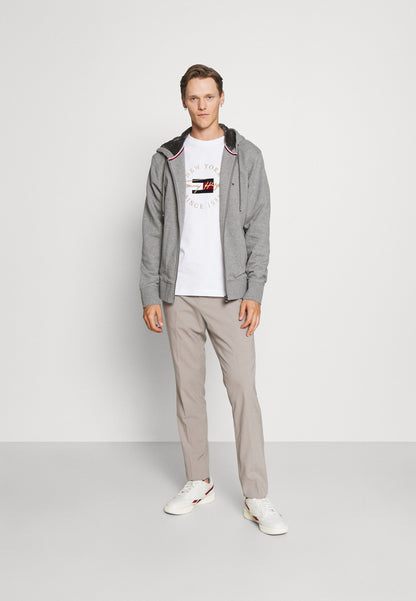 TOMMY HILFIGER ESSENTIAL ZIP HOODIE Grey