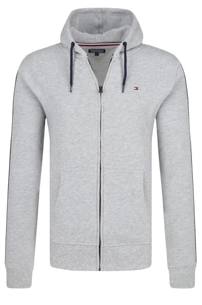 TOMMY HILFIGER ESSENTIAL ZIP HOODIE Grey