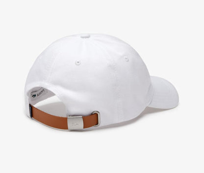 Lacoste cotton baseball cap
white color