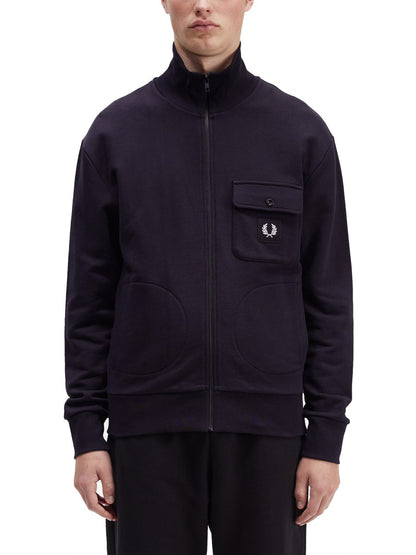 Fred Perry logo-embroidered cotton jacket