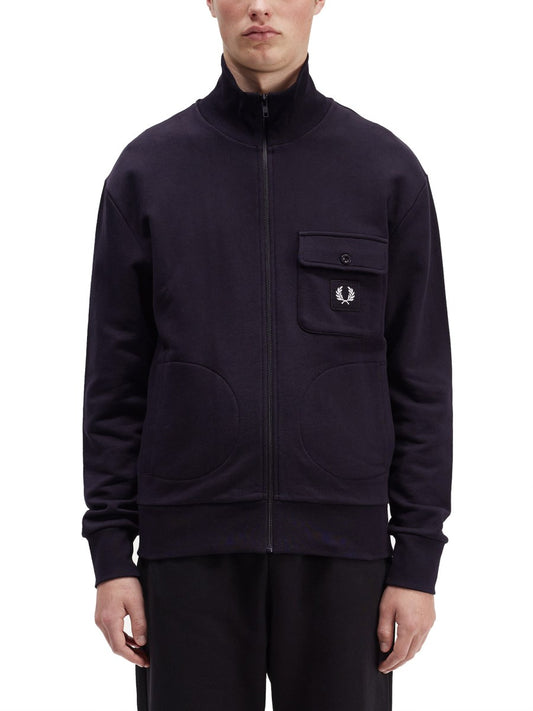 Fred Perry logo-embroidered cotton jacket