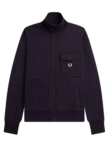 Fred Perry logo-embroidered cotton jacket