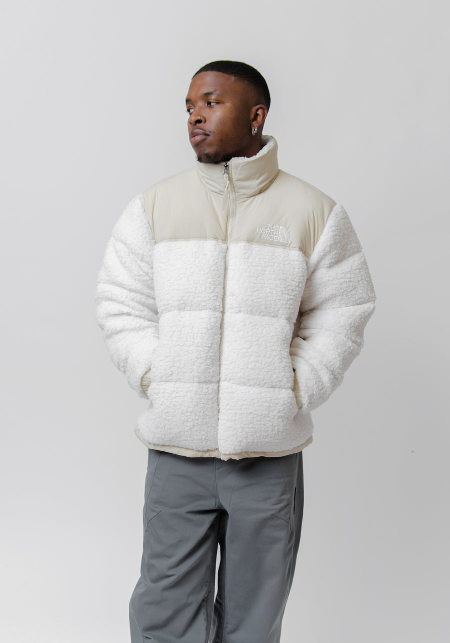 The North Face High Pile Nuptse Jacket Gardenia White/Gravel 5A844U0