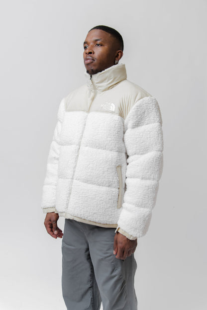 The North Face High Pile Nuptse Jacket Gardenia White/Gravel 5A844U0