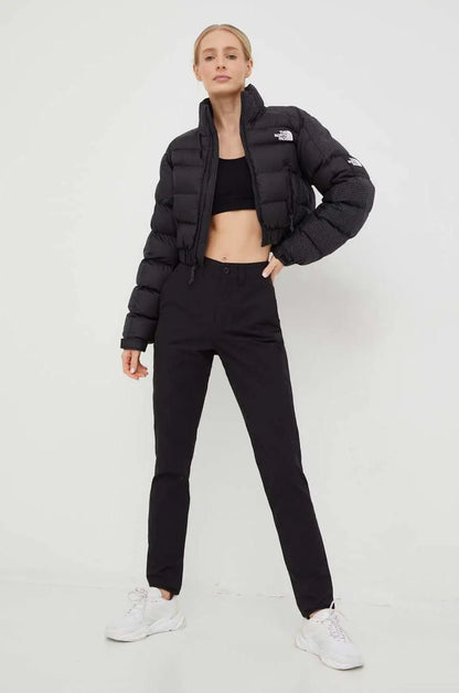 The North Face Women's Black Rusta Puffer Jacket white