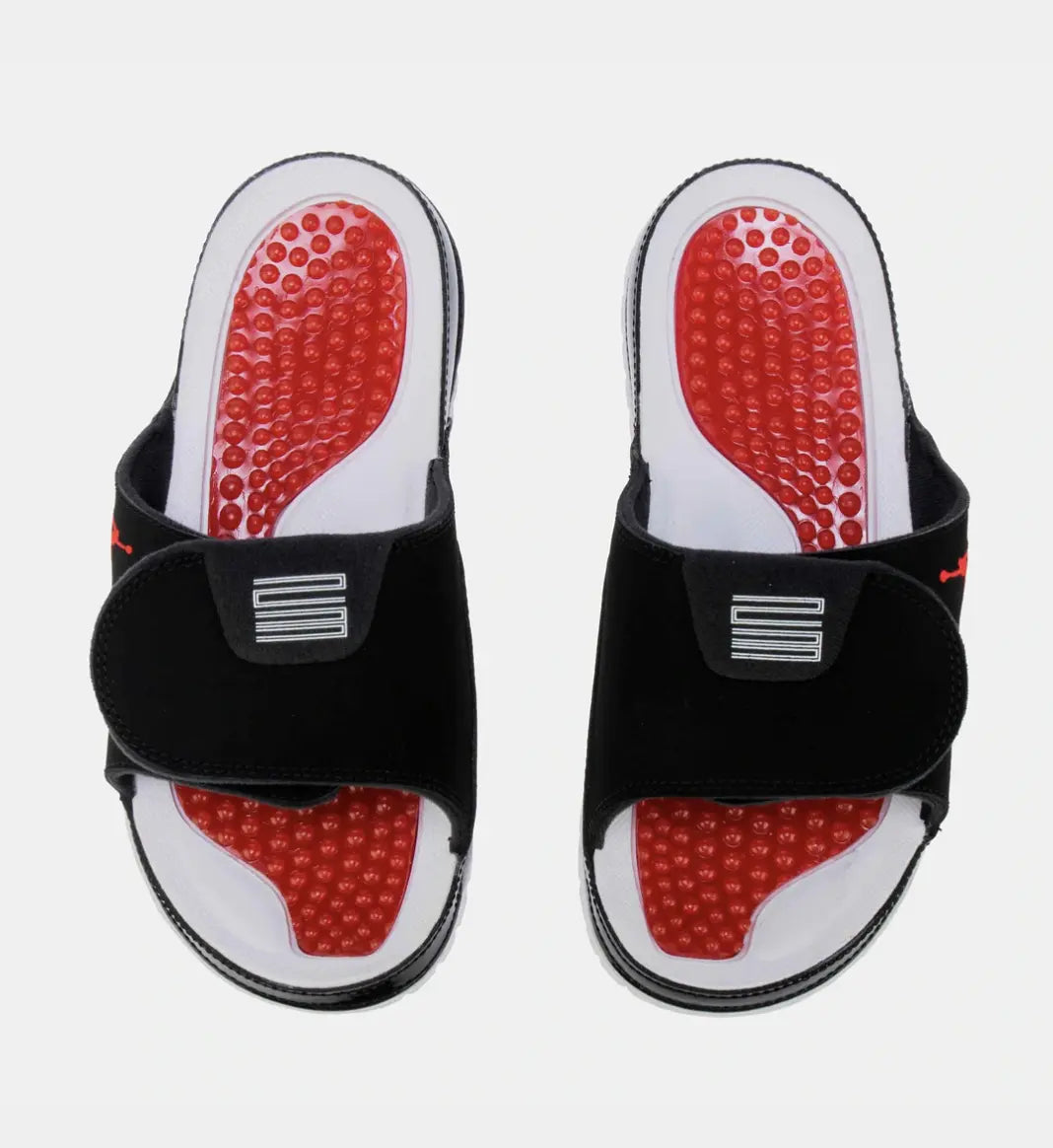 Air Jordan Hydro 11 Retro Slides "WHITE BREDS"