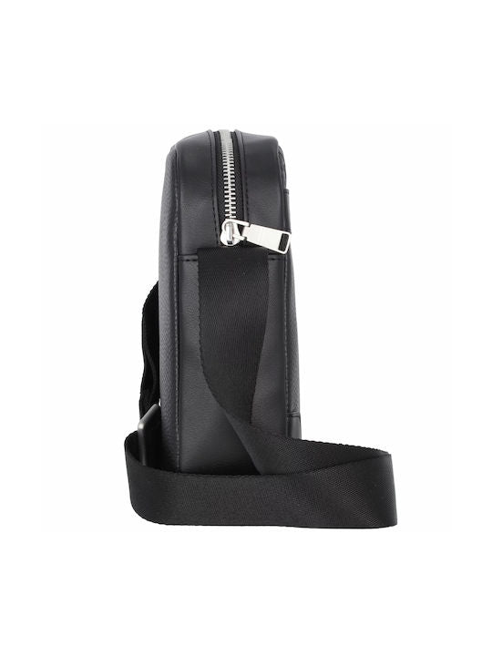 Tommy Hilfiger Shoulder Crossbody Bag with Zipper Black