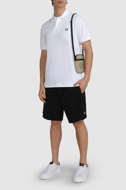 Fred Perry logo-embroidered drawstring shorts