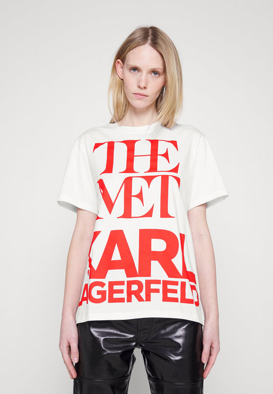 KARL LAGERFELD
KL X MET BIG LOGO - Printed T-shirt