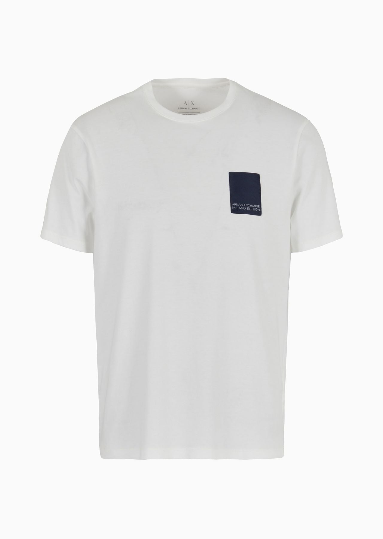 Armani Exchange ASV regular fit T-shirt in organic cotton White