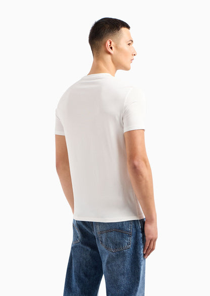 Armani Exchange ASV regular fit T-shirt in organic cotton White