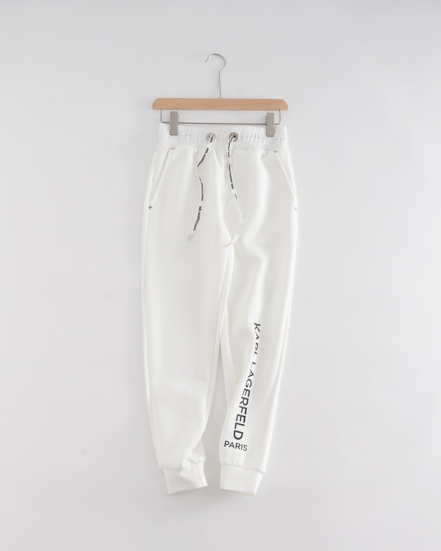 KARL LAGERFELD Paris White Hoodie With Jogger Set