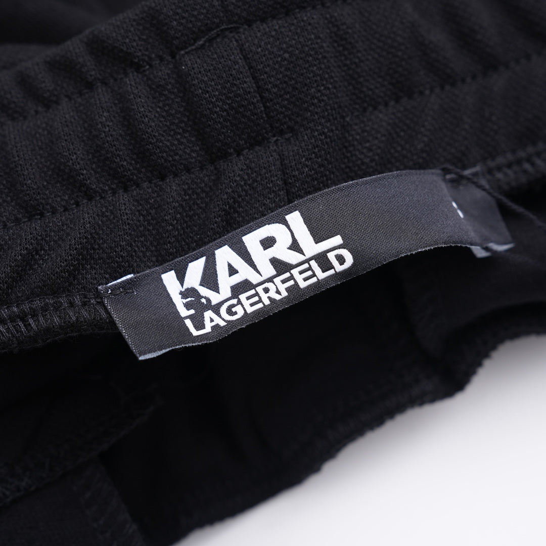 KARL LAGERFELD SHORTS VERTICAL LOGO