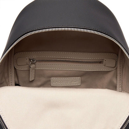 Lacoste Daily Classic Coated Pique Canvas Backpack Black