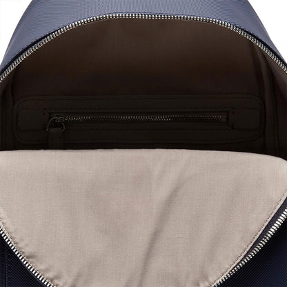 Lacoste Daily Classic Coated Pique Canvas Backpack Navy Blue