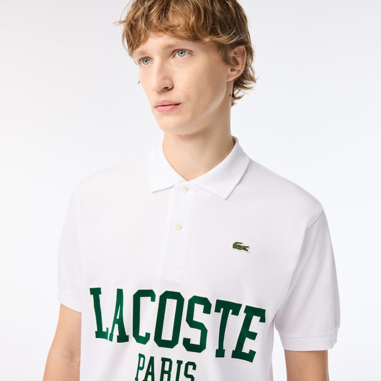 ORIGINAL L.12.12 LACOSTE FLOCKED POLO SHIRT