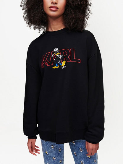 Karl Lagerfeld x Disney logo sweatshirt