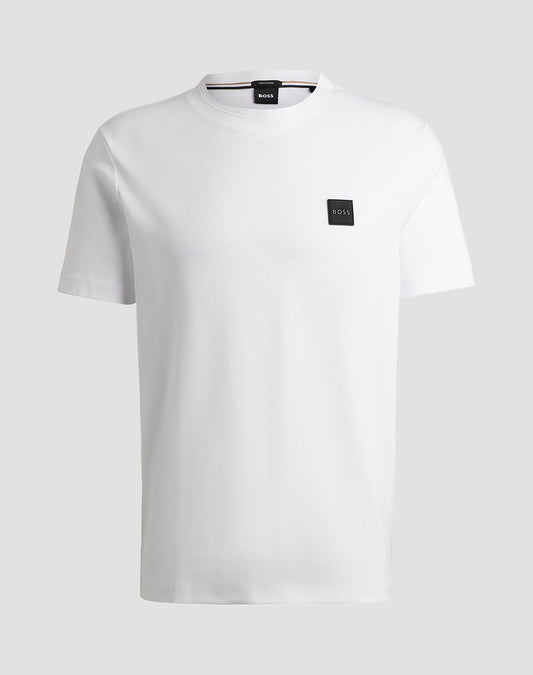BOSS logo-patch cotton T-shirt