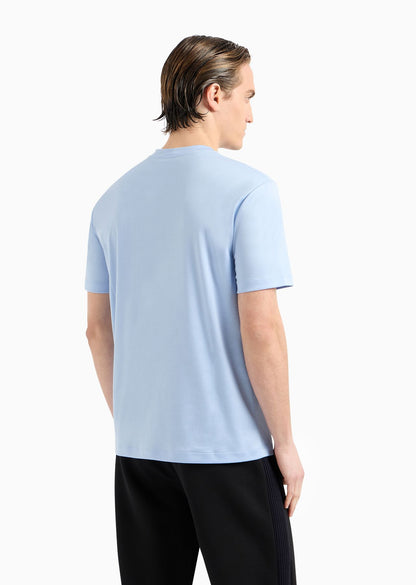 GIORGIO ARMANI Pure cotton interlock crew-neck T-shirt