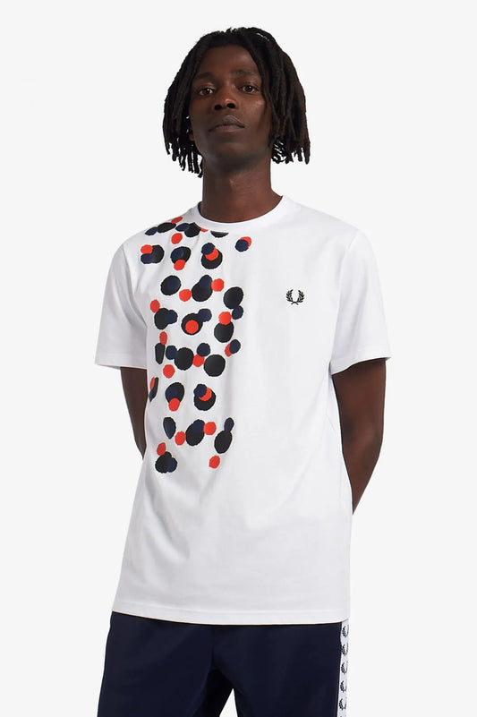 FRED PERRY Pixel Print T-Shirt