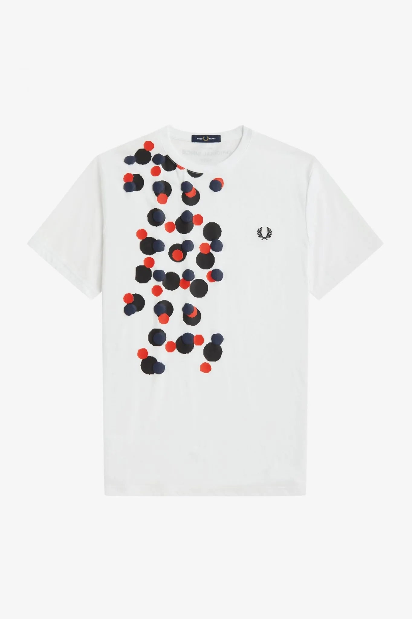 FRED PERRY Pixel Print T-Shirt