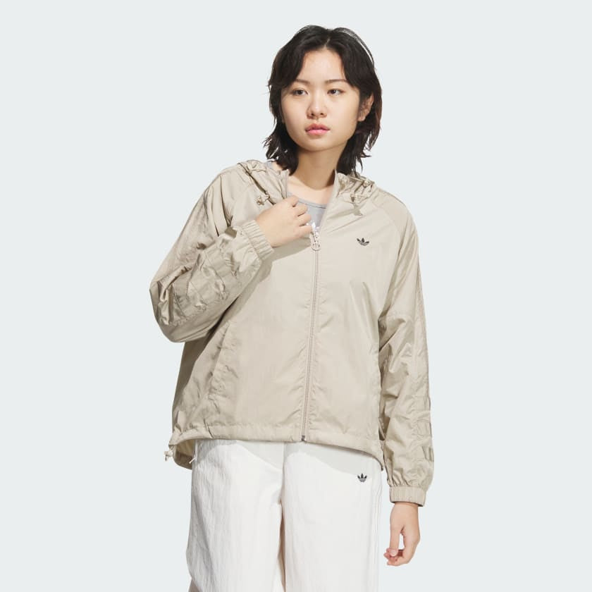 Adidas FAT 3-STRIPES WINDBREAKER Biege